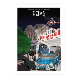 Affiche Rallye à Reims