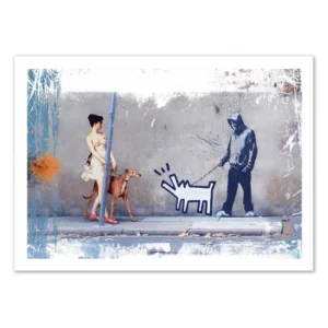 Affiche Banksy Casimir aboiement