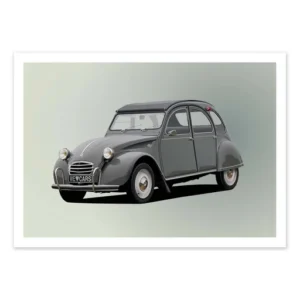 Affiche Citroen 2CV