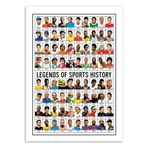 Affiche Legendes du sport