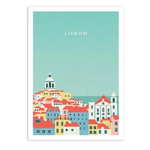 Affiche Ville de Lisbonne