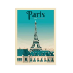 Affiche Ville Paris Travel