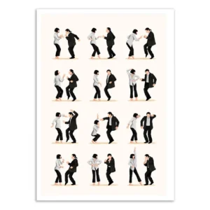 Affiche Pulp Fiction Dancing
