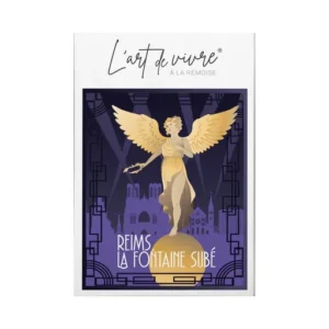 Affiche Reims fontaine Sube