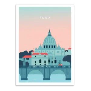 Affiche Ville de Rome
