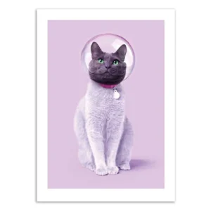 Affiche Chat Espace