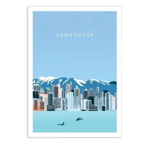 Affiche Ville de Vancouver